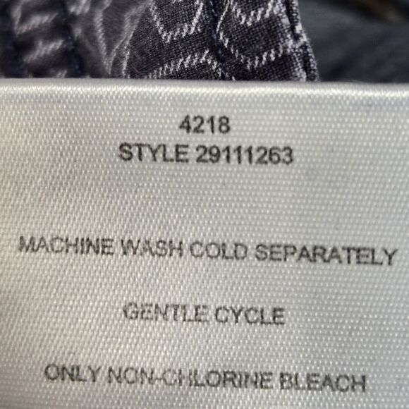 Tory Burch Bootcut Jeans Womens 25 Classic Tory Logo Low Rise Y2K Style Designer - Picture 12 of 13